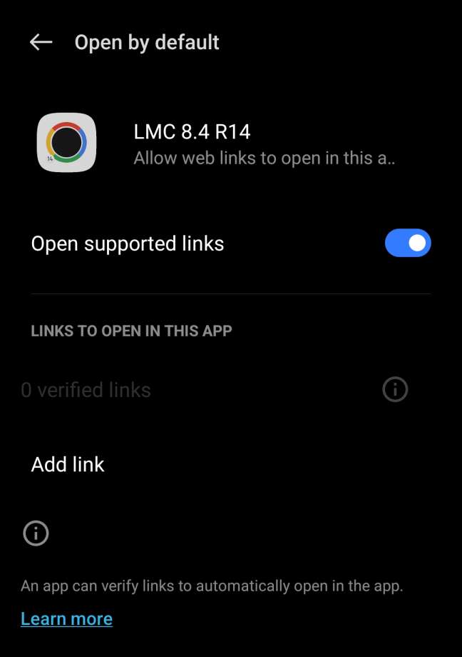 How to Set LMC 8.4 R8 As Your Default Camera App