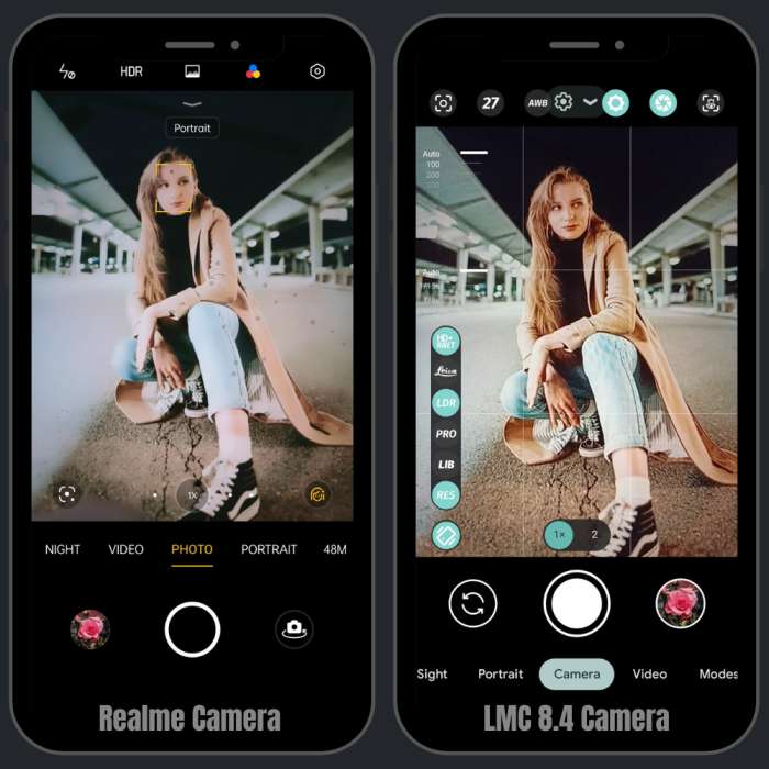 LMC 8.4 Vs Realme Camera Comparison